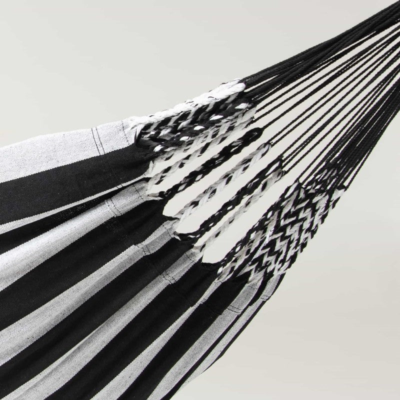 Pacific Hammocks Authentic Double Raya Hammock In Ocean Storm Stitch Close up
