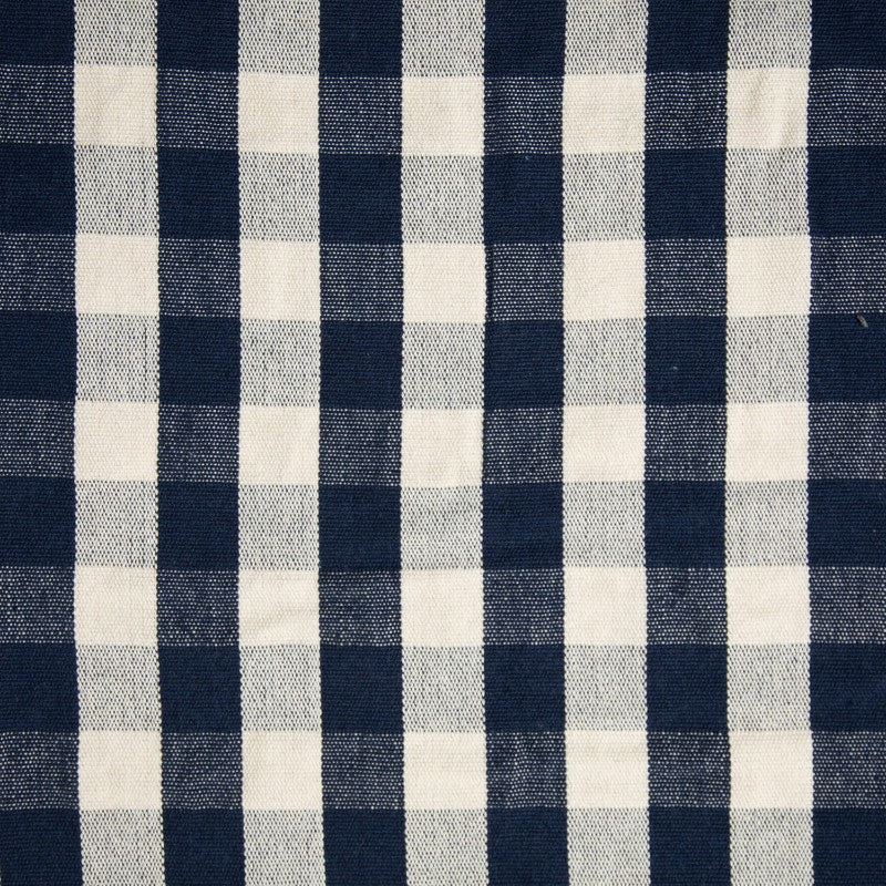 Pacific Hammocks Authentic Double Vichy Hammock in Navy checkered close up