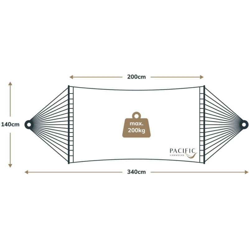 Pacific Hammocks Whitsunday King Quilted Hammock