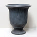 Pietro Stoneware Striated Anduze Style Urn Real Bronze