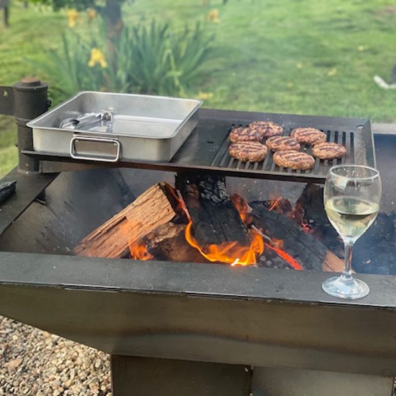 Pinnacle BBQ Firepit, Burgers and Wine