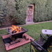 Pinnacle Firepit in the garden