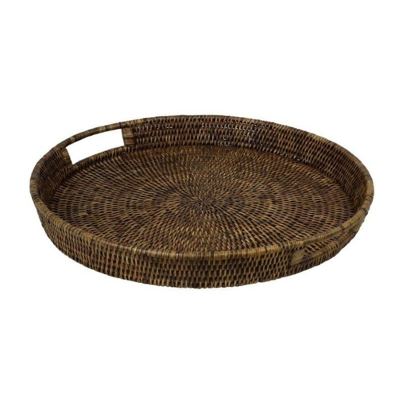 Plantation Tray Round Small Front View