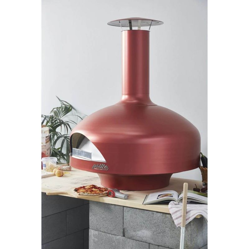 Polito Giotto Wood Fired Pizza Oven Shimmering-Rose
