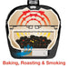 Primo Ceramic Grills Oval Large Charcoal All-In-One Grill Baking