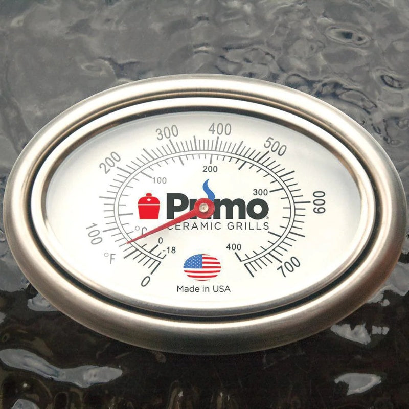 Primo Ceramic Grills Round All-In-One Grill thermometer