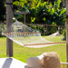 Resort King Polyester Rope Hammock Cream