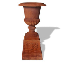 Romano Cast Iron Urn rust