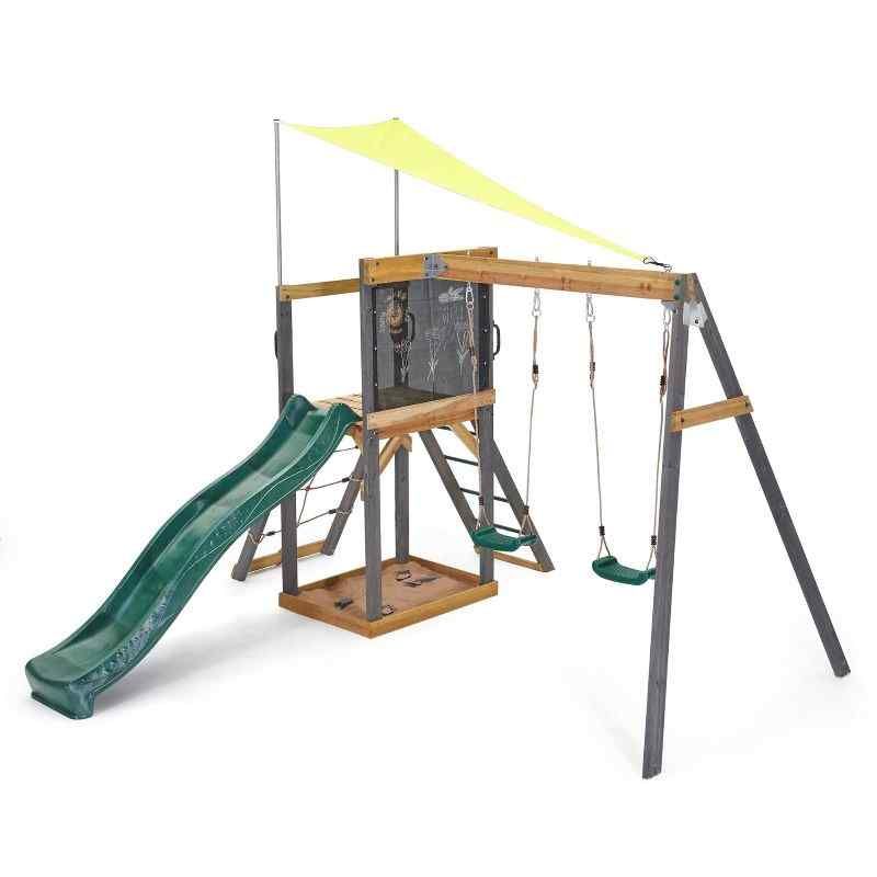 Siamang Wooden Playcentre Side Angle