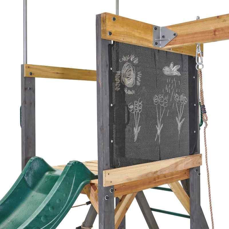 Siamang Wooden Playcentre outside deck focus