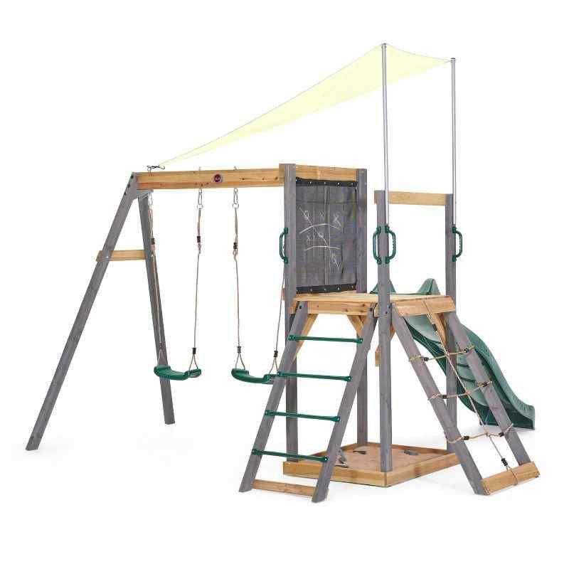 Siamang Wooden Playcentre back Angle on White background