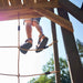 Siamang Wooden Playcentre shot taken underneath