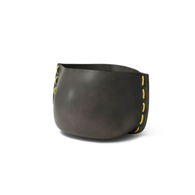 Stitch 100 Concrete Planter Natural Yellow