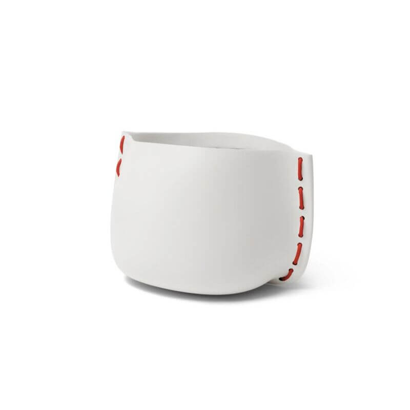 Stitch 100 Concrete Planter Stone Red