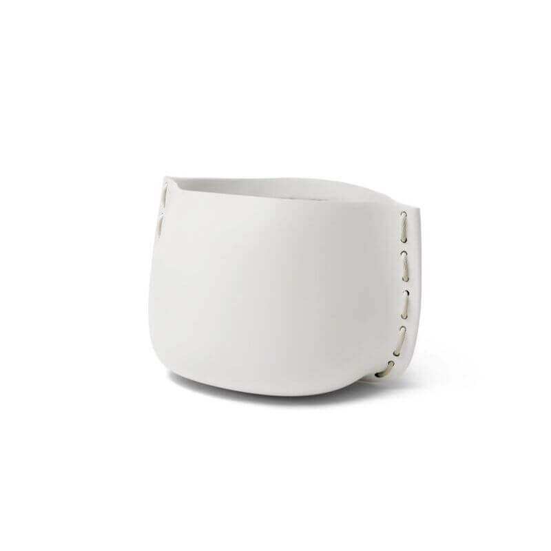 Stitch 100 Concrete Planter Stone White