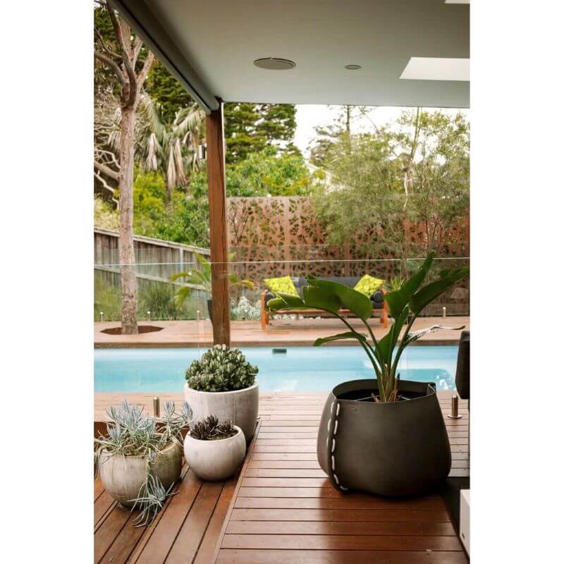 Stitch 100 Concrete Planter Patio