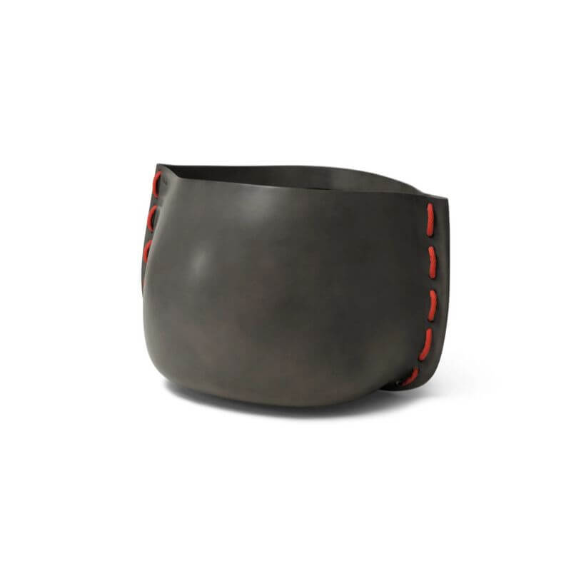 Stitch 125 Concrete Planter Natural Red