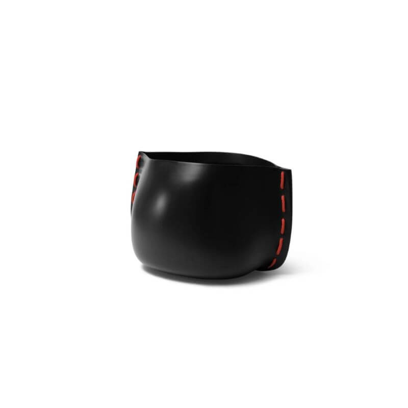 Stitch 50 Concrete Planter Graphite Red