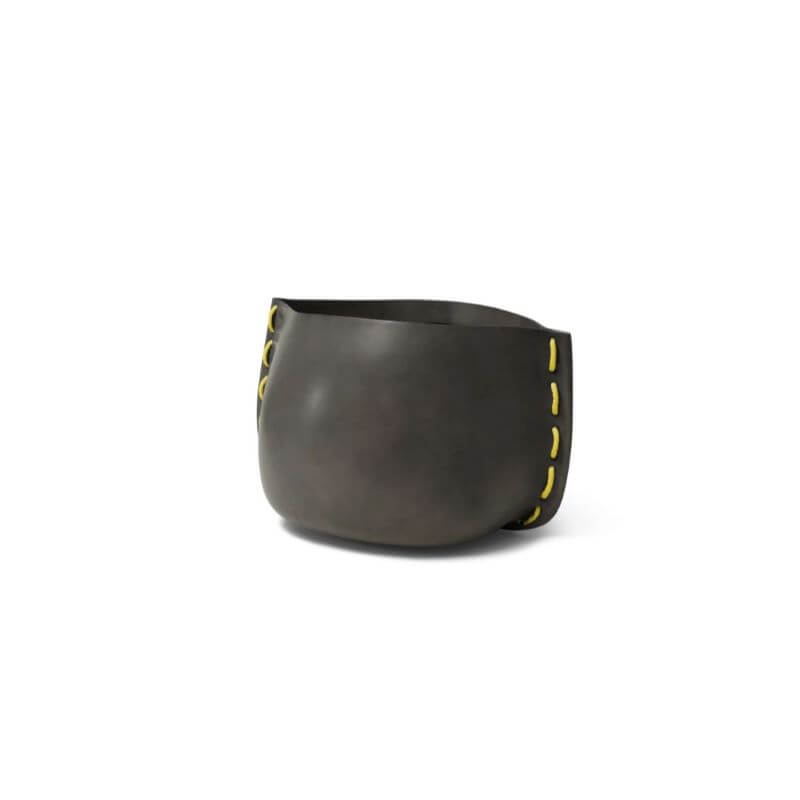 Stitch 50 Concrete Planter Natural Yellow