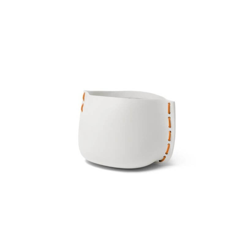 Stitch 50 Concrete Planter Stone Orange