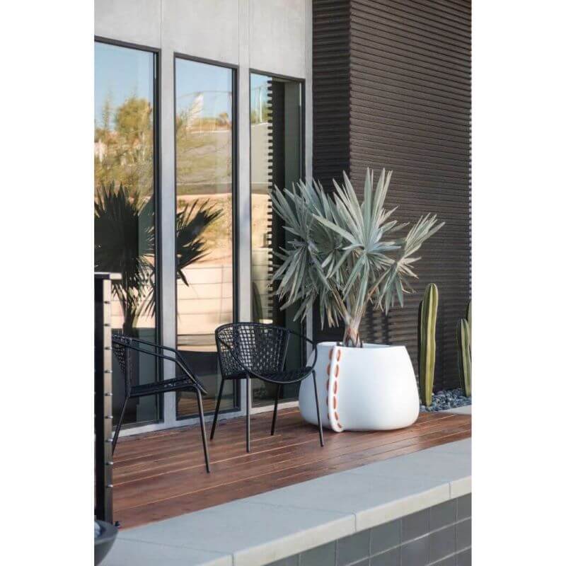 Stitch 50 Concrete Planter side view