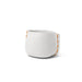 Stitch 75 Concrete Planter Stone Orange
