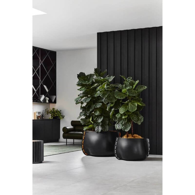 Stitch 75 Concrete Planter Interior