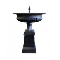 Toulouse Cast Iron Urn Fountain Black