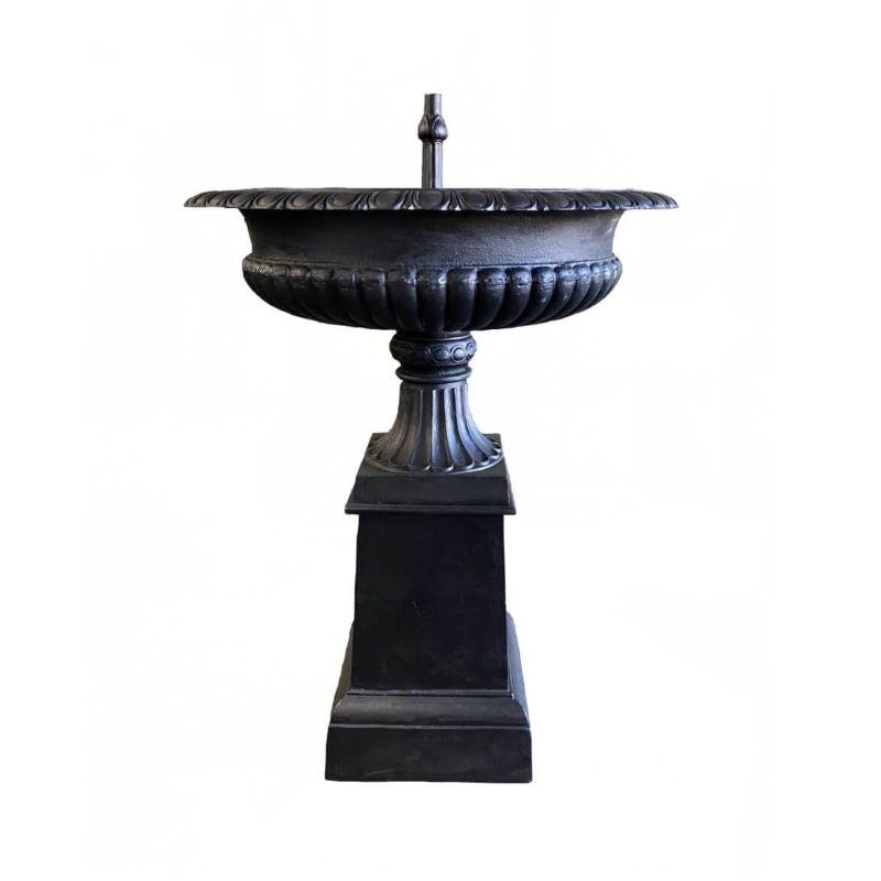 Toulouse Cast Iron Water Feature Fountain Black