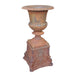 Tudor Cast Iron Urn Rust