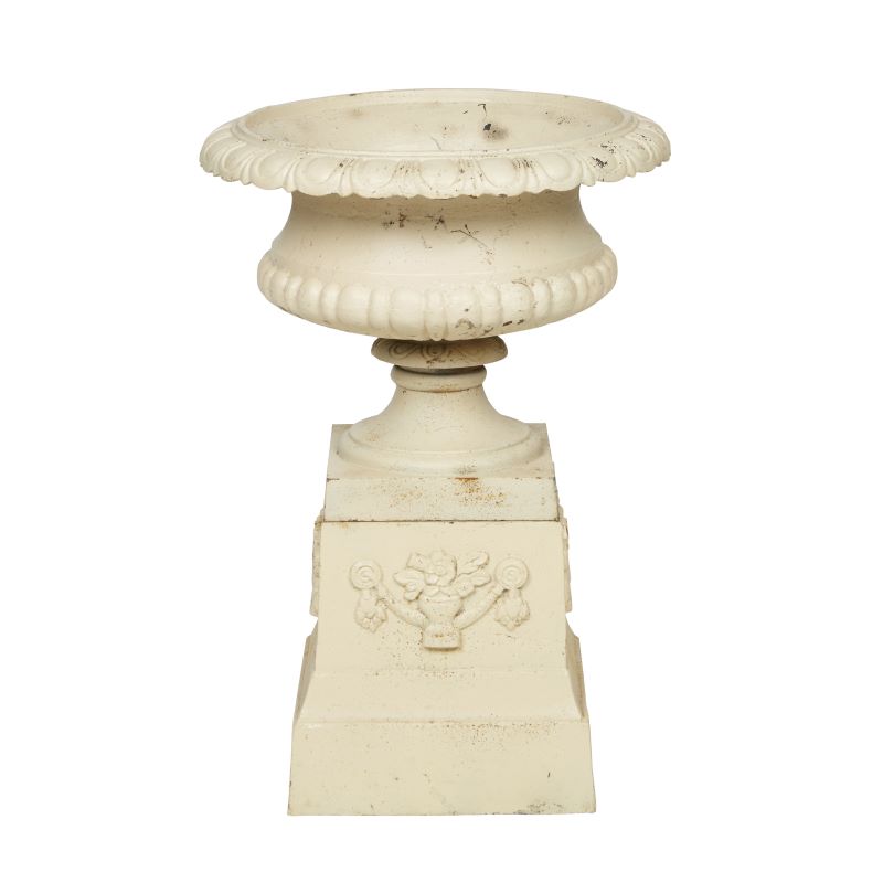Tuscan Cast Iron Urn Base Set