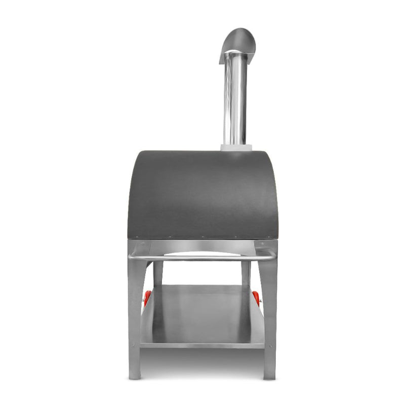 Vesuvio 650 Wood Pizza Oven grey side