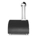Vesuvio 800 Wood Pizza Oven Black Side view