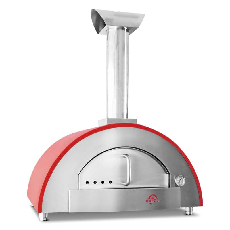 Vesuvio 800 Wood Pizza Oven Red