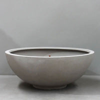 Volcano Bubbler Fountain Natural Cement Large