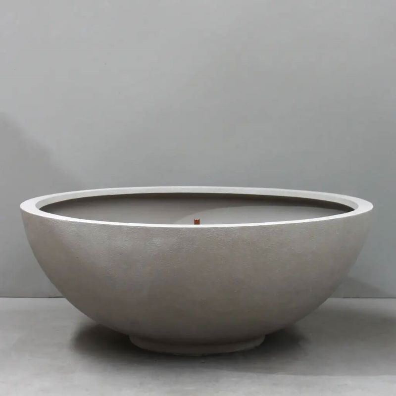 Volcano Bubbler Fountain Natural Cement Large