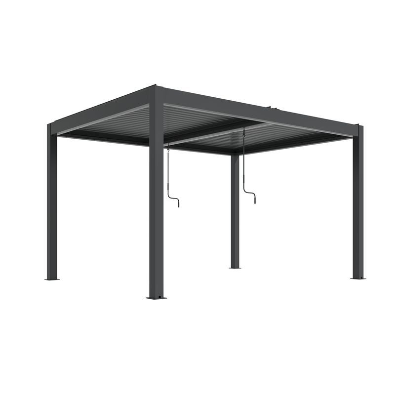 Aluminium Frame Manual Louvre Roof Pergola