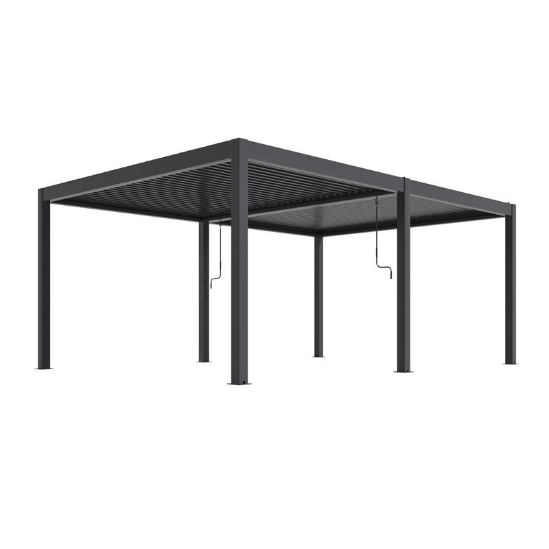 Aluminium Frame Manual Louvre Roof Pergola