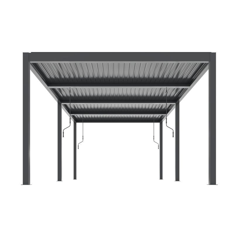 Aluminium Frame Manual Louvre Roof Pergola