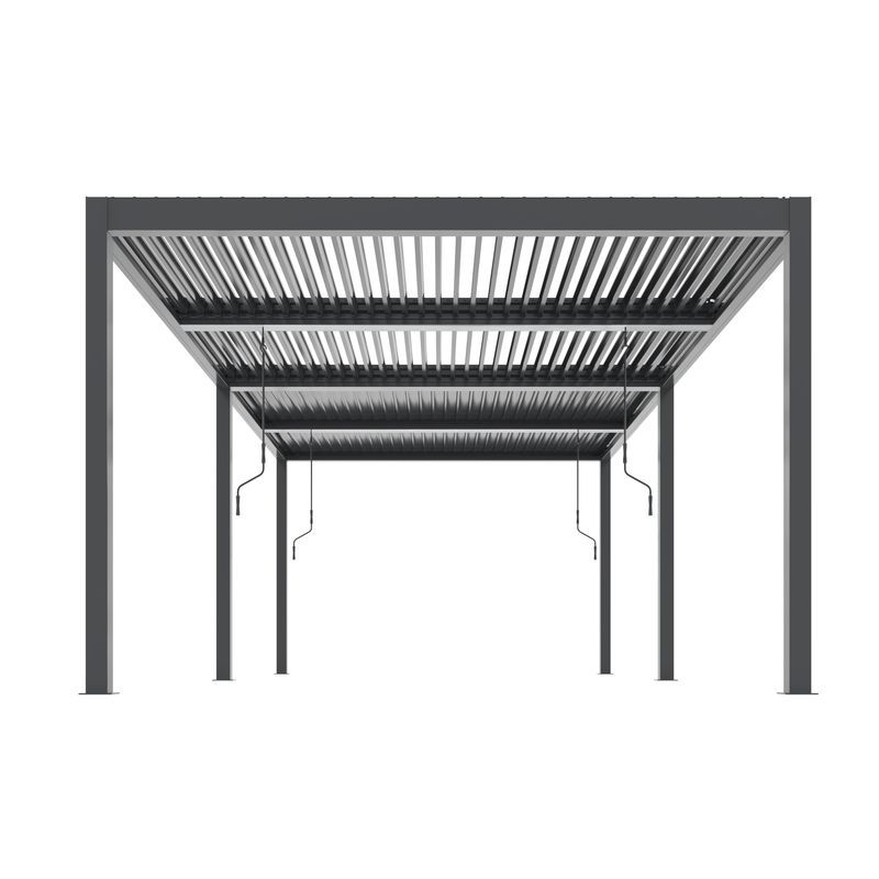 Aluminium Frame Manual Louvre Roof Pergola