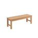 Winawood Backless Bench Seat-New Teak bench on white background.