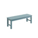 Winawood Backless Bench Seat-Powder blue on white background