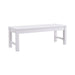 Winawood Backless Bench Seat- white bench