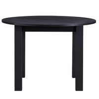 Winawood Round Dining Table- Charcoal grey on white background