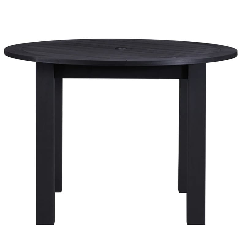Winawood Round Dining Table- Charcoal grey on white background