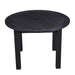 Winawood Round Dining Table-Charcoal grey top view.