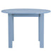 Winawood Round Dining Table- Powder blue dining table on white background