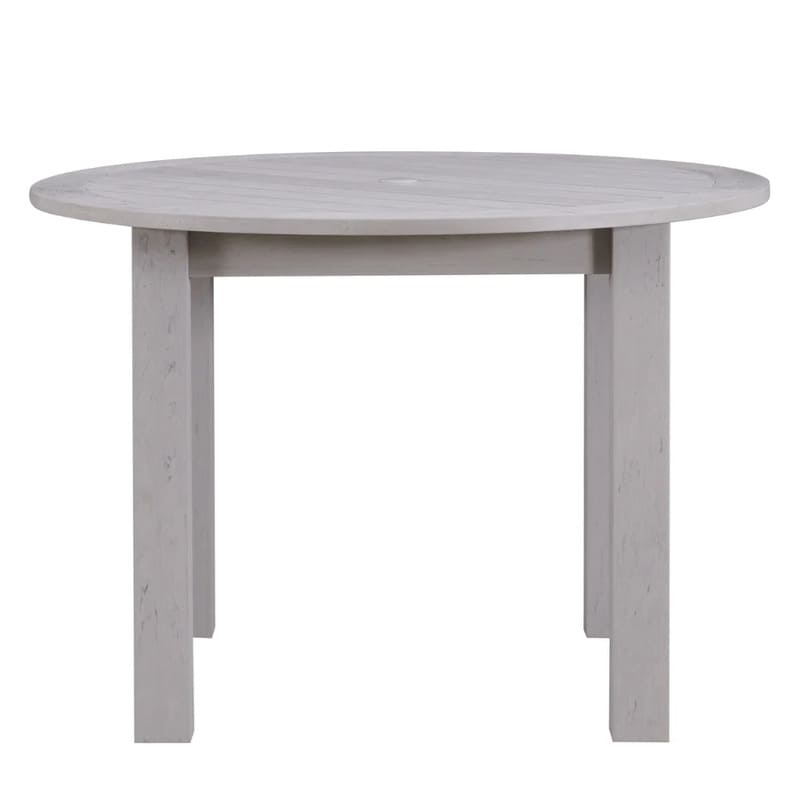 Winawood Round Dining Table-stone grey dining on white background frontview