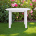 Winawood Round Dining Table- white dining table in the garden