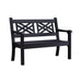 Winawood Speyside Bench-charcoal black on white background